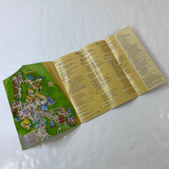 Disney Hollywood Studios Japanese English 50th Anniversary Map Sorcerer Mickey - Picture 11 of 12